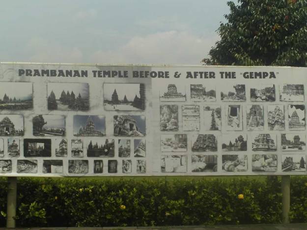 before & after gempa Prambanan Before & After Earthquake 2006