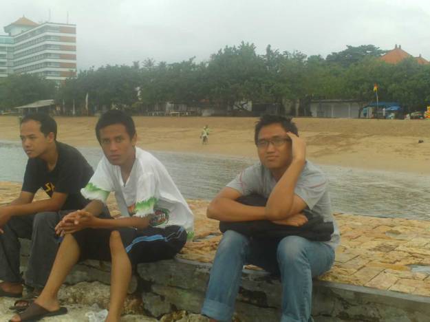 Menikmati pagi di Sanur