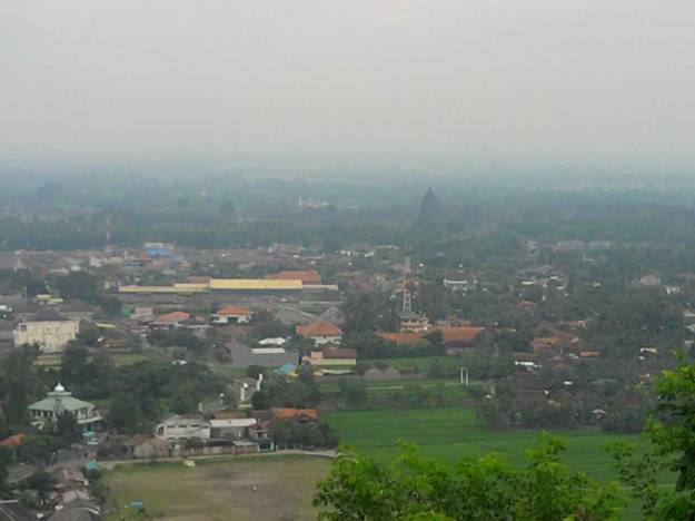 pemandangan dari gardu pandang Pemandangan dari atas gardu pandang