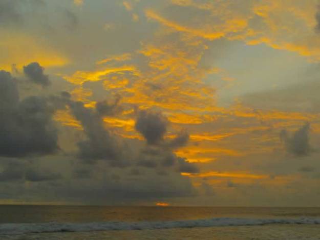 Langit senja di Pangumbahan