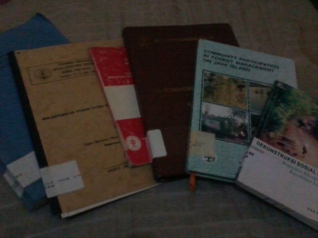 Buku-buku yang kupinjam