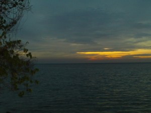 Sunset di barat Pulau Tidung 