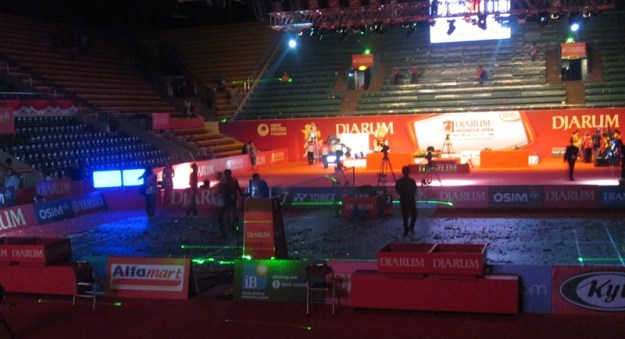 Suasana lapangan setelah selesai gelaran final