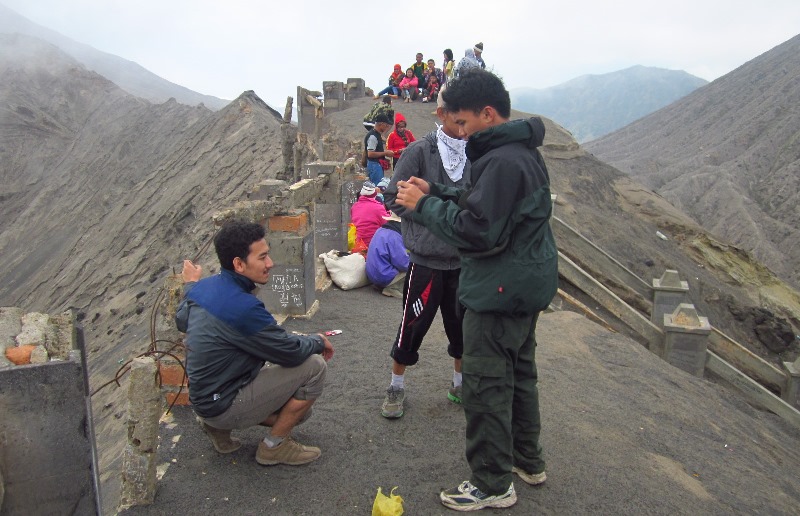 Pengunjung Bromo