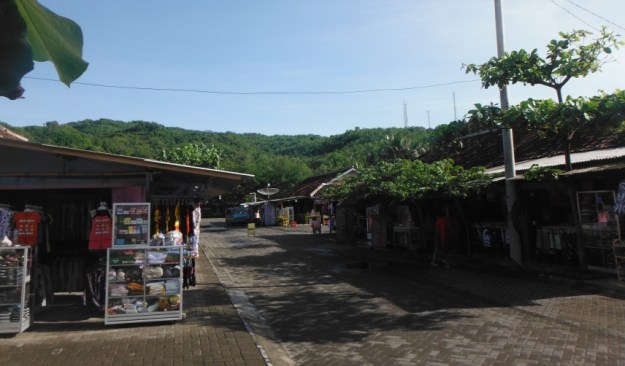 Kios oleh-oleh di Parangtritis