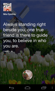 Tampilan Facebook Home (Stand By) 