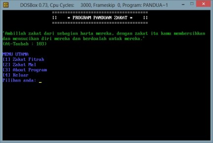 Program Menghitung Zakat Sederhana dengan C++