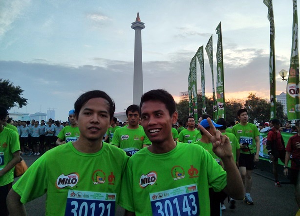 Narsis dulu menjelang start