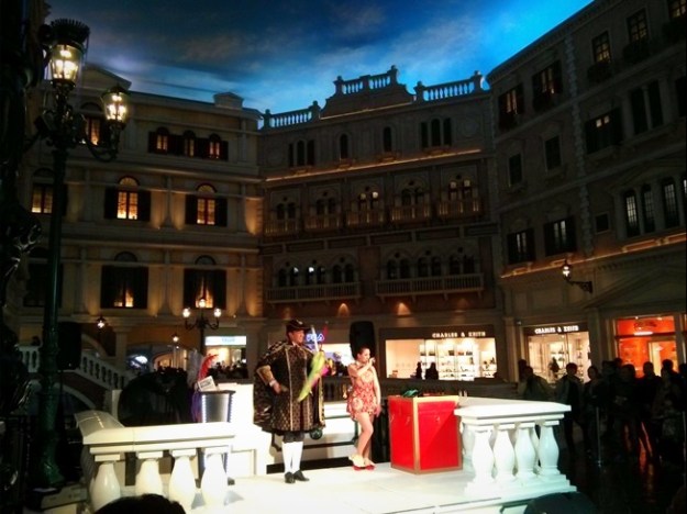 Pertunjukan sulap di The Venetian
