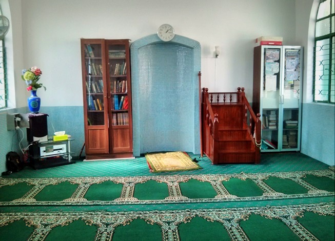 Interior dalam Masjid Makau