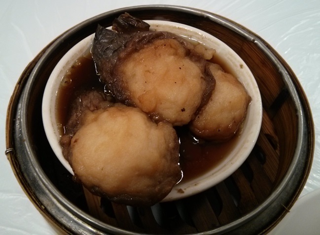 Steamed eggplant with fish paste