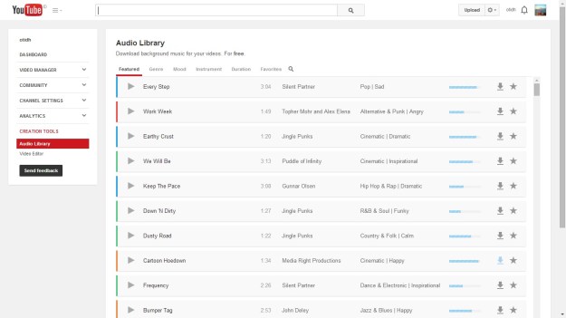 YouTube Audio Library