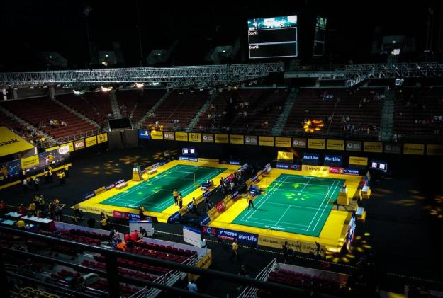 View babak semifinal dari tribun upper tier