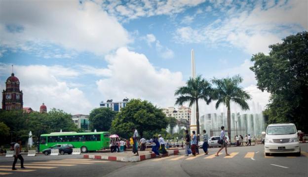 Downtown kota Yangon