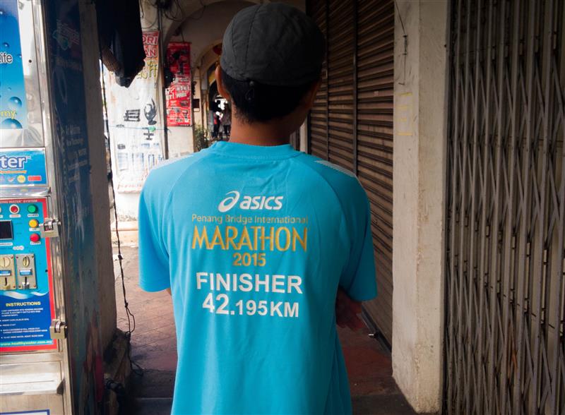 Yeayy… dapat finisher tee