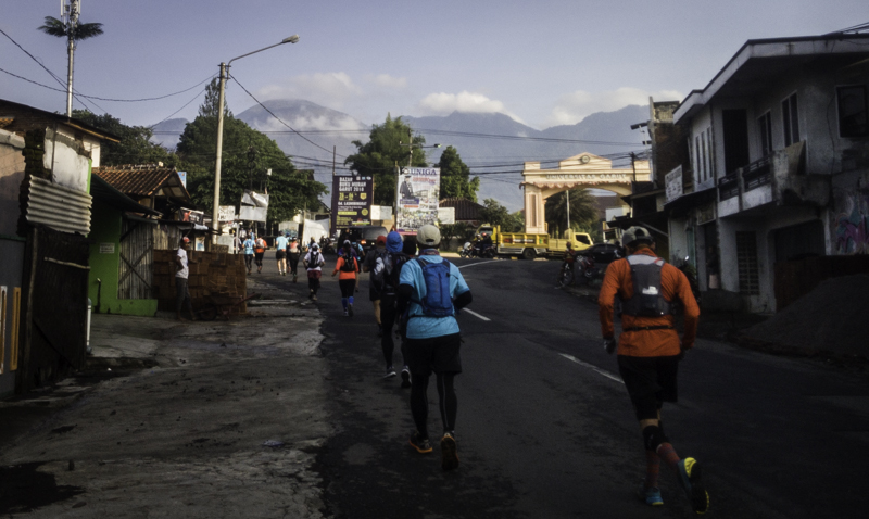 Kilometer awal Goat Run Gunung Guntur