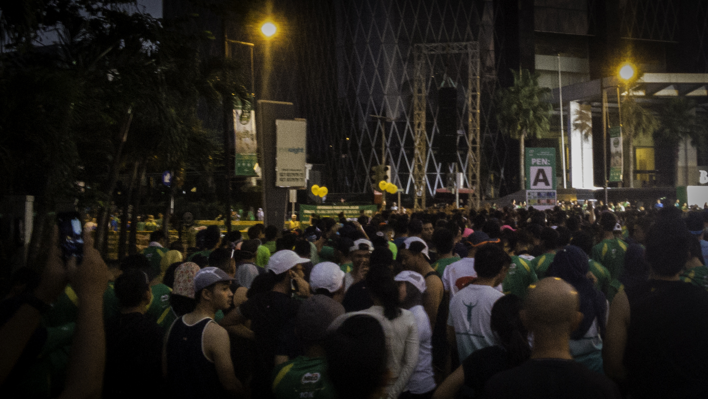 Suasana menjelang start