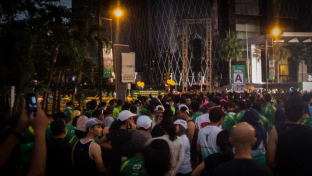 Suasana menjelang start