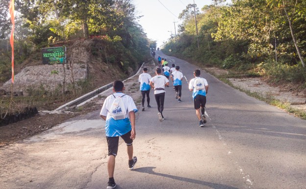 Tanjakan yang lumayan panjang
