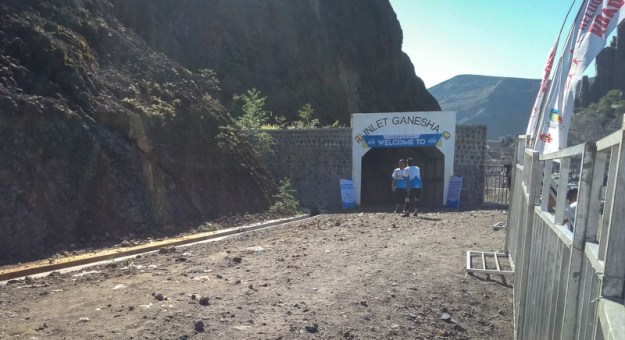 Masuk terowongan ganesha