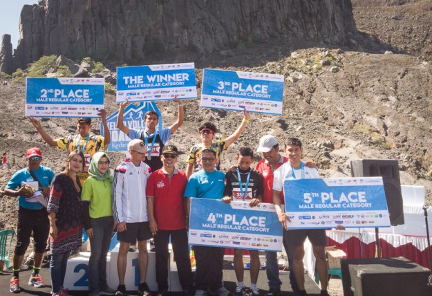 Podium kategori umum putra