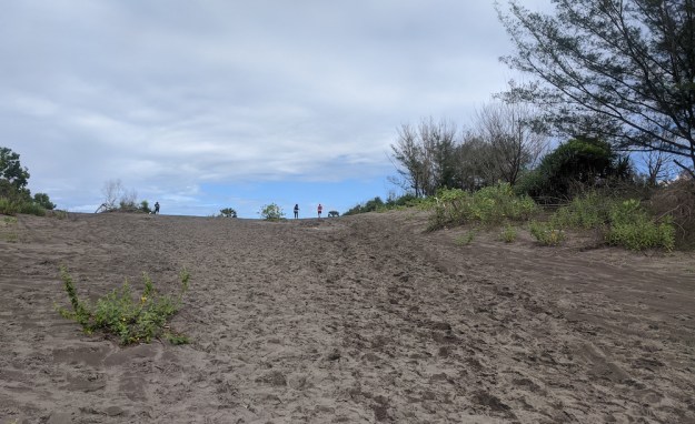 Melintasi gumuk pasir