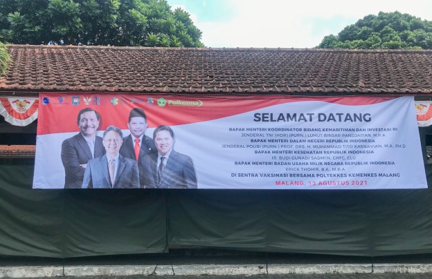 Vaksinasi di Polkesma